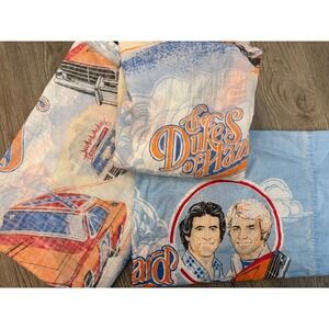1982 Dukes Of Hazzard Twin Flat & Fitted Sheets & Pillow Case Bedding Set (3)